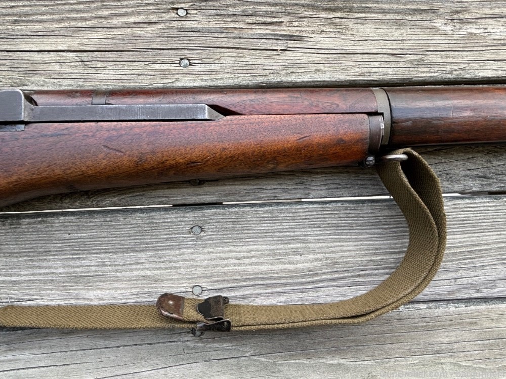 WWII WW2 us springfield M1 garand rifle lockbar uncut 1945 correct matching-img-18