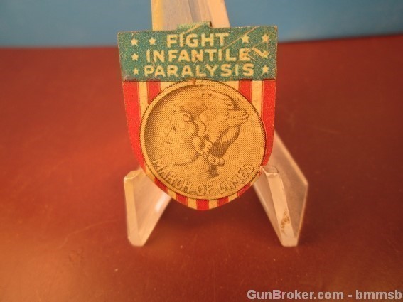 1940's March of Dimes Fight Infantile Paralsis pin-img-2