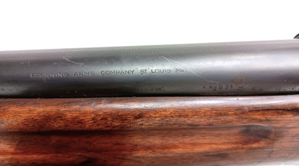 Vintage 1954 Browning A5 Semi-Auto Shotgun (28", Modified Choke, 12GA)-img-5