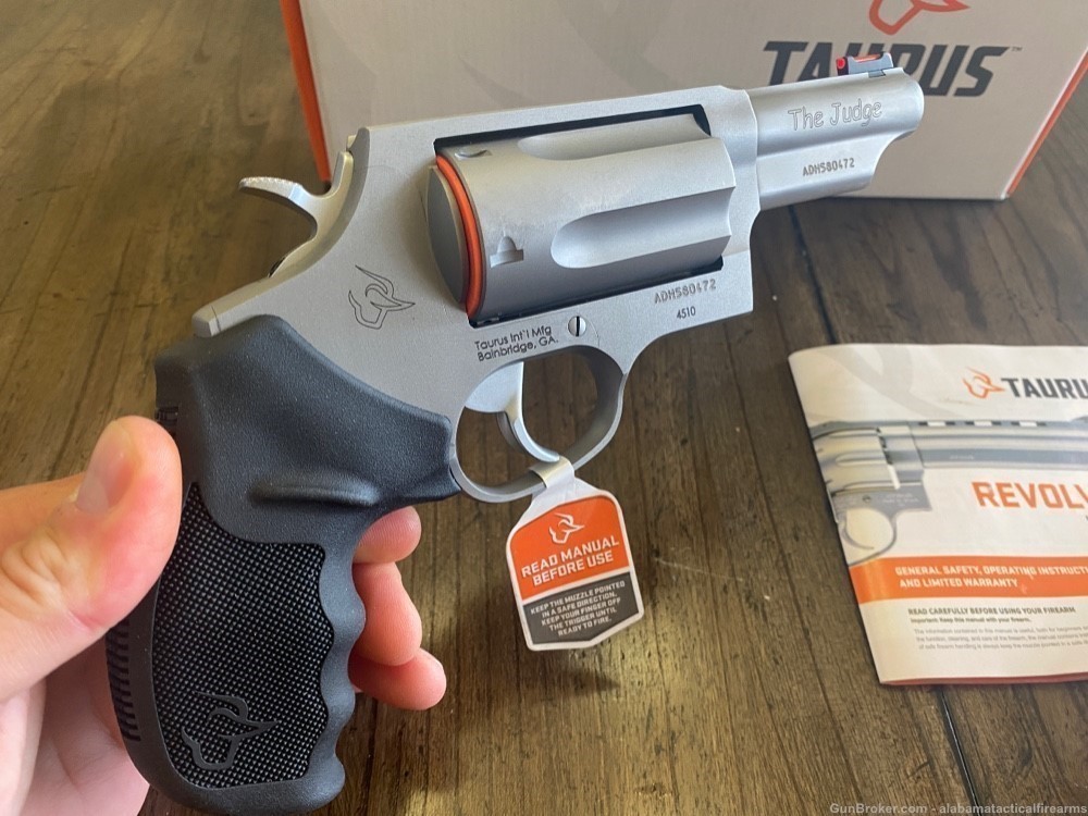 Taurus Judge Revolver Stainless 45 Colt 410 Ga 5 Shot 2.5” 2-441039T NIB-img-8