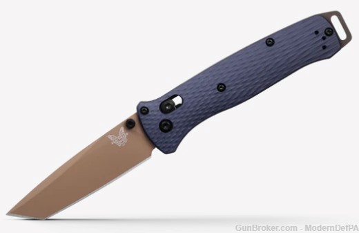 Benchmade Bailout Crater Blue Aluminum Tanto NEW in TELFORD PA-img-4