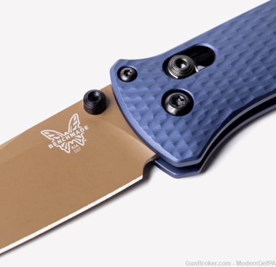 Benchmade Bailout Crater Blue Aluminum Tanto NEW in TELFORD PA-img-5