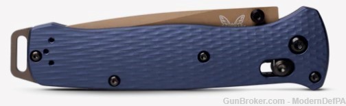 Benchmade Bailout Crater Blue Aluminum Tanto NEW in TELFORD PA-img-2