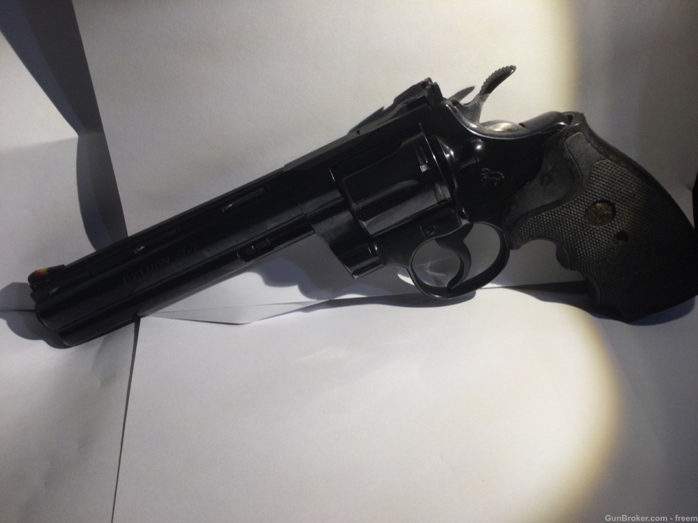 Colt Python blue  revolver  6 inch  357 Mag -img-10