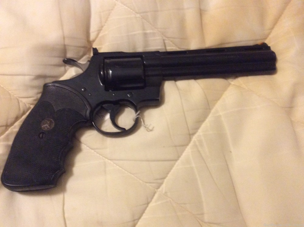 Colt Python blue  revolver  6 inch  357 Mag -img-0