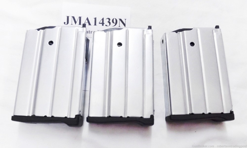 3 Masen Stainless 10 Shot Magazines fit Ruger Mini 14 .223 90339 type-img-0