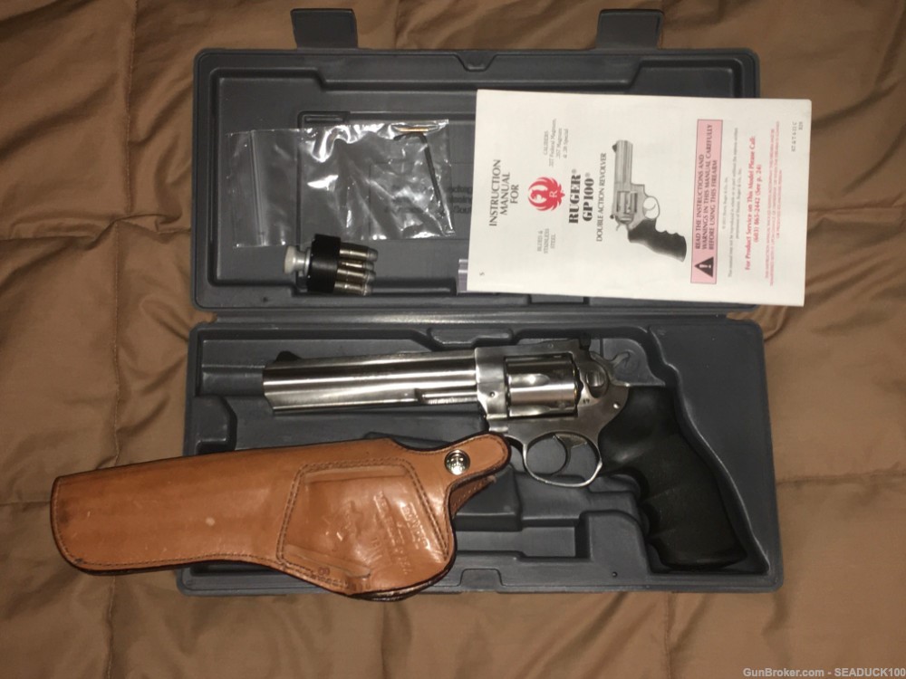 Stainless Ruger GP100 6 Inch-img-0