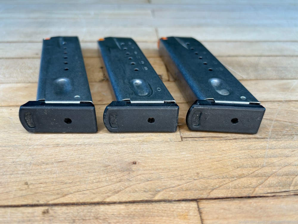 Smith & Wesson 5906 Semi Auto Pistol Mags 15 Rounds Three (3) Used Magazine-img-2