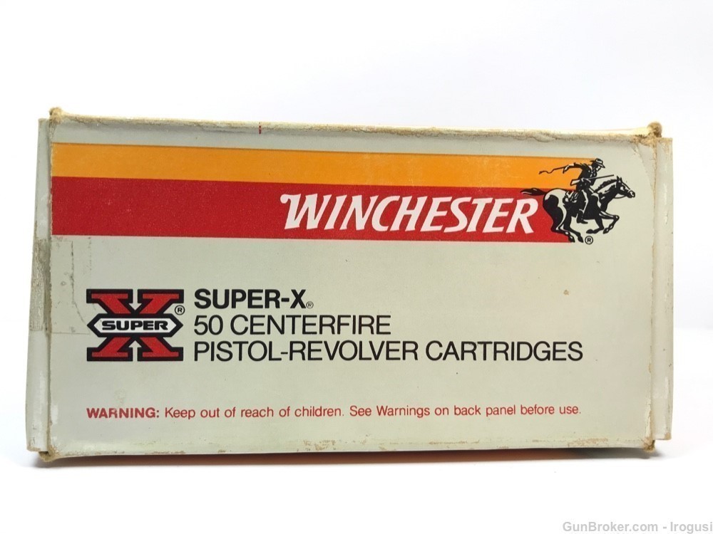 1985 Winchester Super X .38 Long Colt 150 Gr Lead FULL BOX 50 Rounds 890-PX-img-2