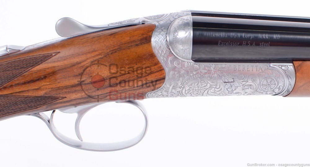 Beretta 486 Splinter Parallelo Side by Side Shotgun - 28" - 20 Ga-img-13