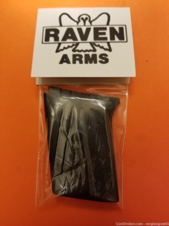 Raven / Phoenix Arms MP25, MP-25, P25, P-25 Black Grooved Grips (Sliding Sa-img-0