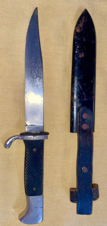 Very unusual WWII WW2 German Youth Knife Dagger-img-3