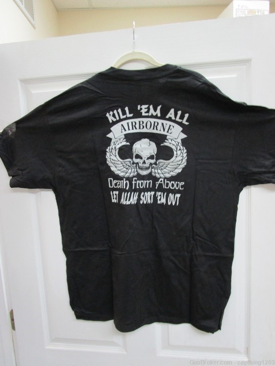 Airborne, Death From Above, Kill 'Em All, Let Allah Sort 'Em Out Shirt-XL-img-2