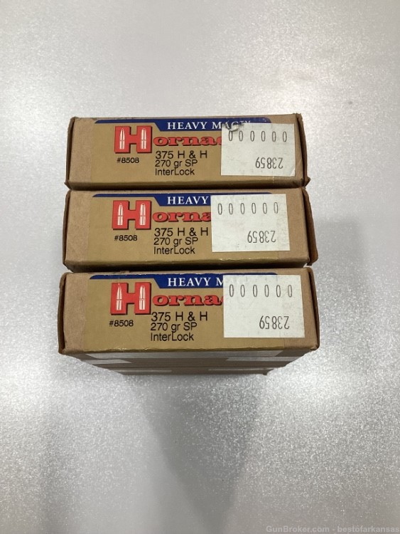 Hornady 375 H&H factory box-img-0