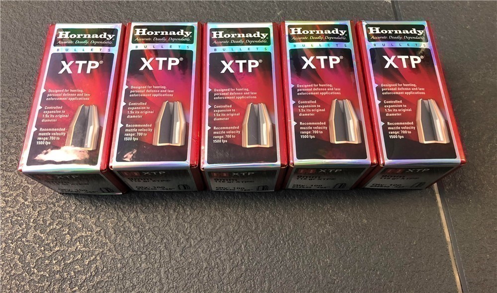 500 pieces of Hornady 9mm 115 grain XTP BULLETS ONLY! $25 Shipping-img-0