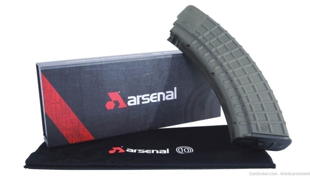 Arsenal Circle 10 7.62x39mm Collectors Edition OD Green Polymer 30 Rd-img-0