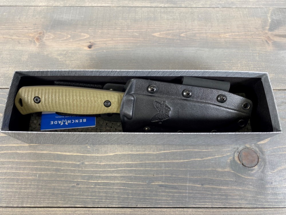 Benchmade Anonimus Fixed Blade Knife OD Green G-10 539GY-img-1