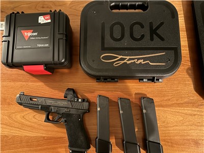 Taran Tactical John Wick combat master Glock 34  9mm  with Trijicon optics 