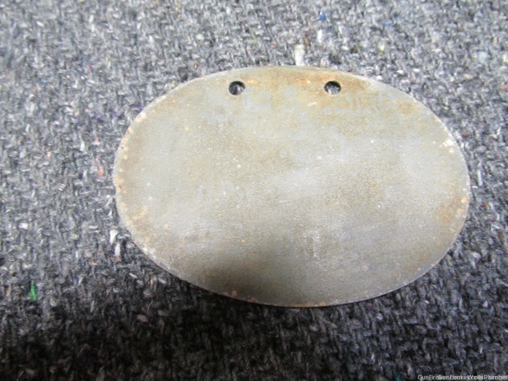 IMPERIAL GERMAN WWI DOG TAG WILH. STOLL KARLSRUHE UNIT MARKED-img-1