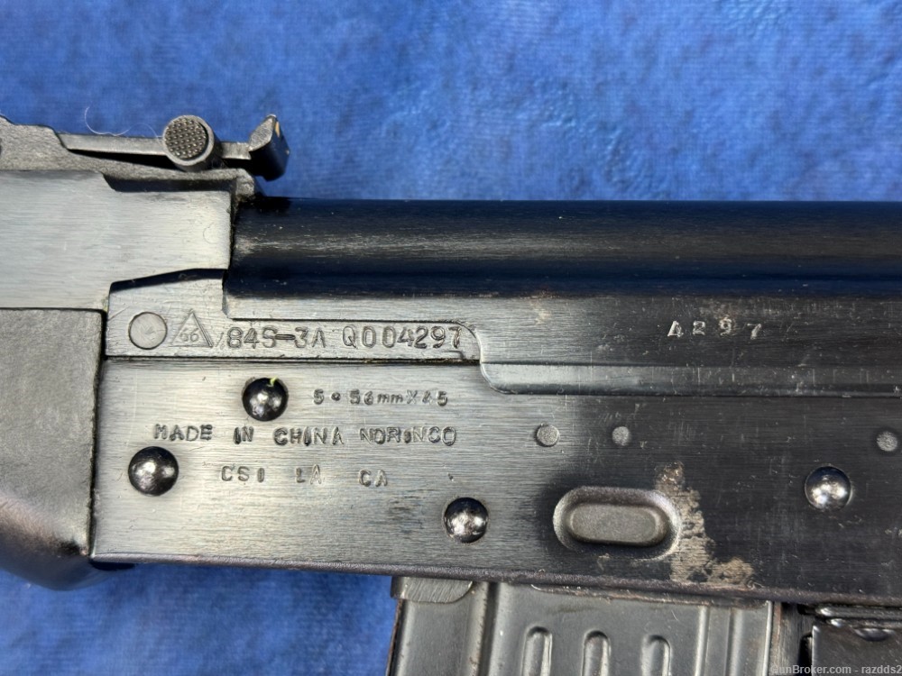 Pre-ban Norinco 84S-3A black bakelite AK47 5.56-img-10