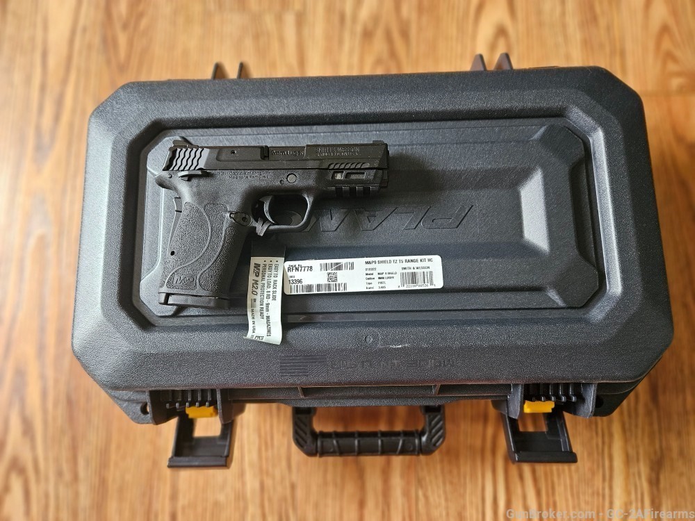 NIB!  Smith & Wesson  M&P9 Shield EZ 13396 Range Kit 8rd  FREE 2A HAT-img-9
