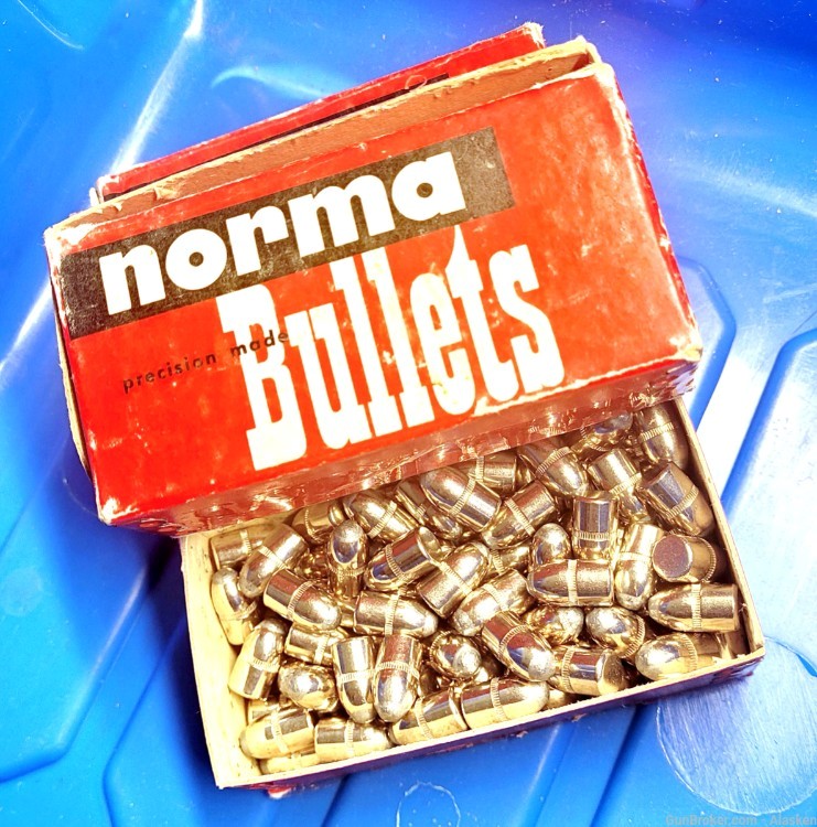 300 Norma ORIGINAL 93 gr Nickel plated bullets .30 Luger 7.65x21 Parabellum-img-3