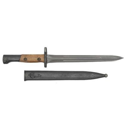 BELGIAN ARMY FN 49 BAYONET WITH SCABBARD-img-0