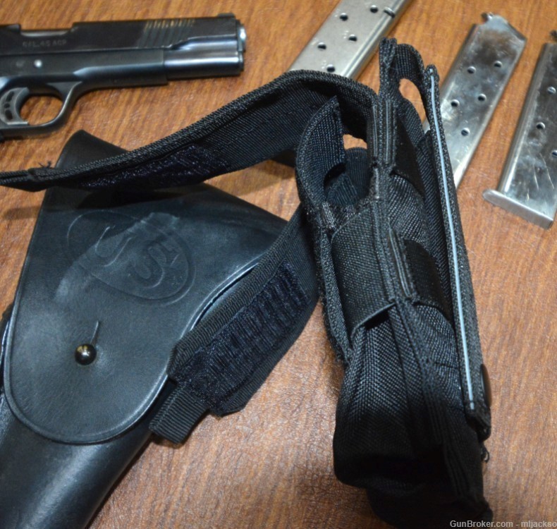 Armscor 1911A1, Military Holster, 5 Mags, Mag Pouch, Excellent Cond.-img-2