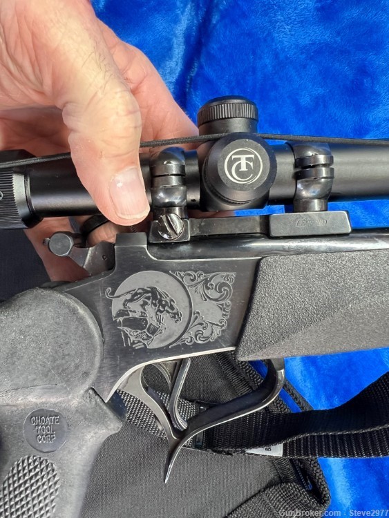 Thompson Center Arms Contender .223 REM Carbine TC 3-9x40 Scope / sling-img-3