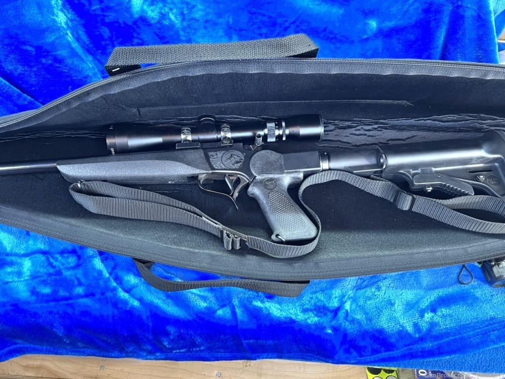 Thompson Center Arms Contender .223 REM Carbine TC 3-9x40 Scope / sling-img-2