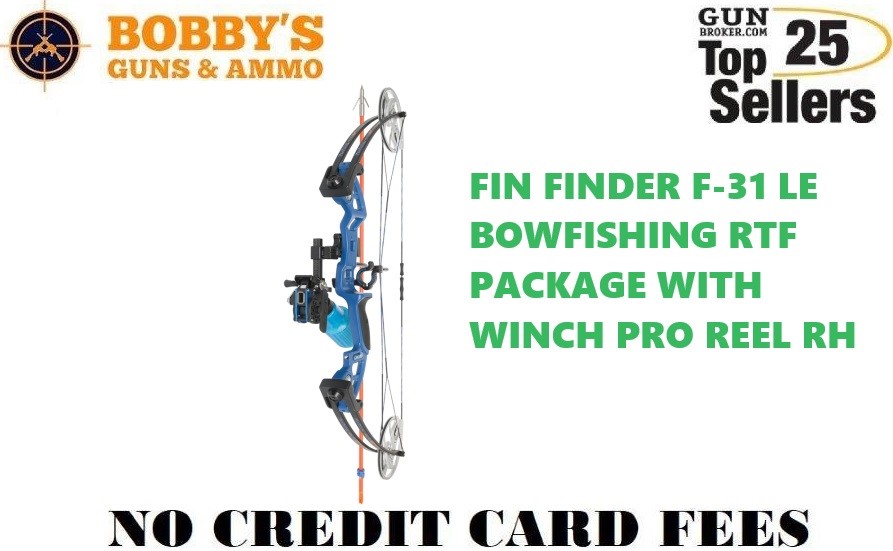 Fin Finder F-31 Le Bowfishing Rtf Package With Winch Pro Reel Rh-img-0
