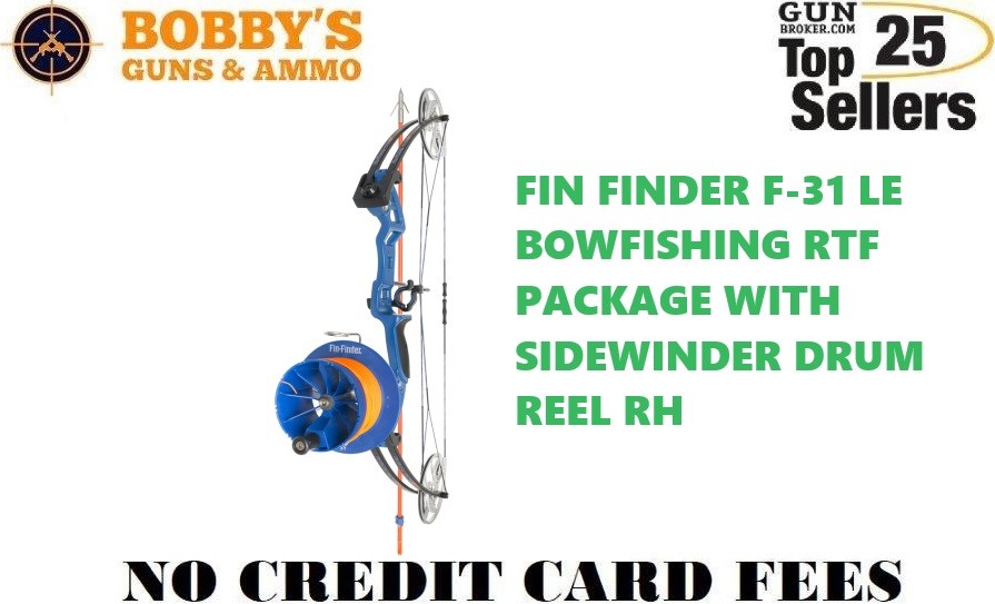 Fin Finder F-31 Le Bowfishing Rtf Package With Sidewinder Drum Reel Rh-img-0