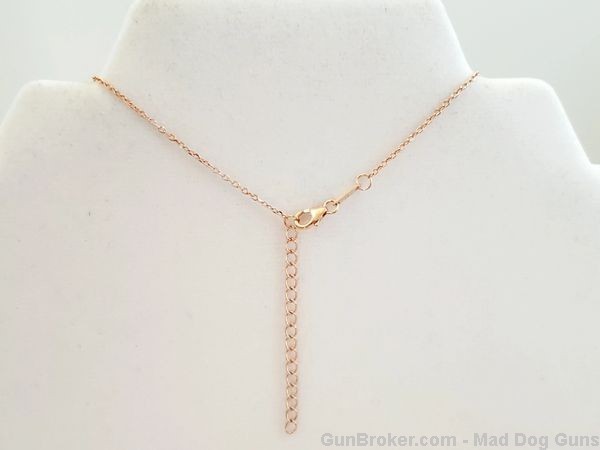 Yagi Designs Necklace. Simulated Diamonds. Rose Gold. Y12. *REDUCED*-img-3