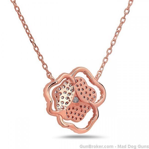 Yagi Designs Necklace. Simulated Diamonds. Rose Gold. Y12. *REDUCED*-img-1