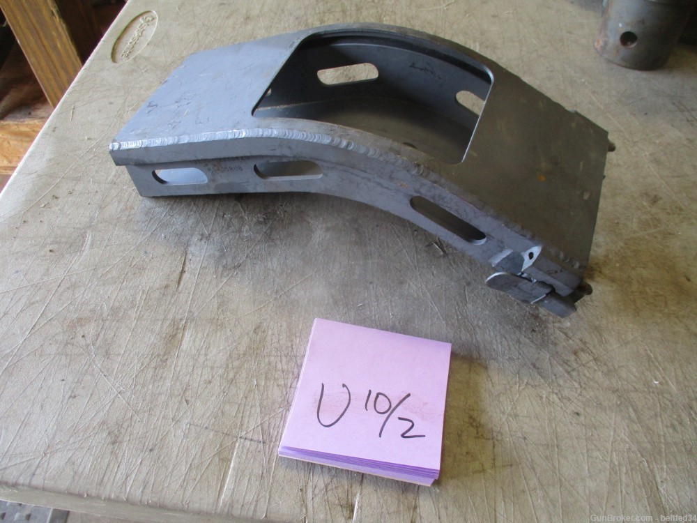 NOS 12" Curved Rigid Stainless Link Chute for 25mm, Feed Chute-img-0
