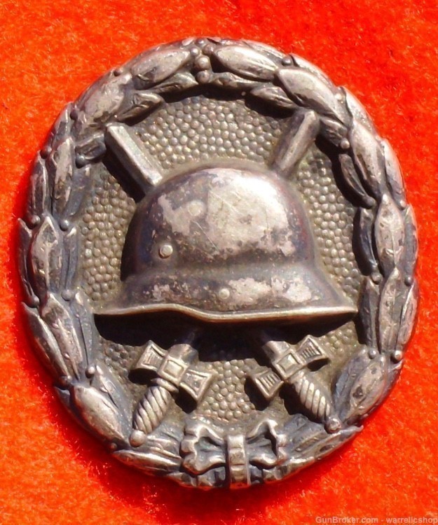 WW1 German Wound Badge, Silver-img-0