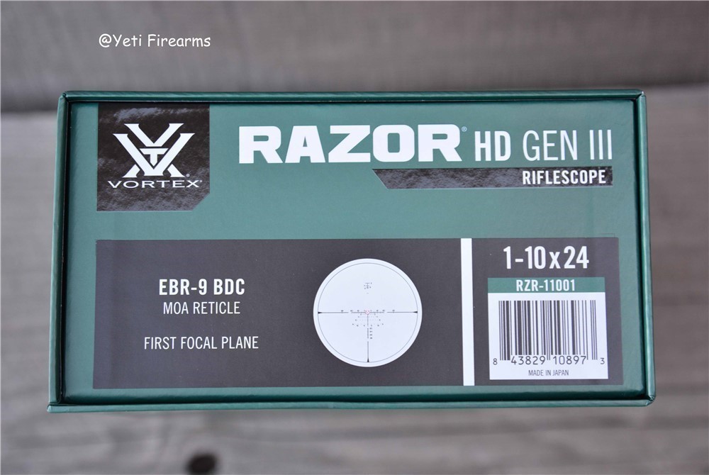 Vortex Razor HD Gen III 1-10x24 FFP EBR-9 MOA Reticle RZR-11001-img-6