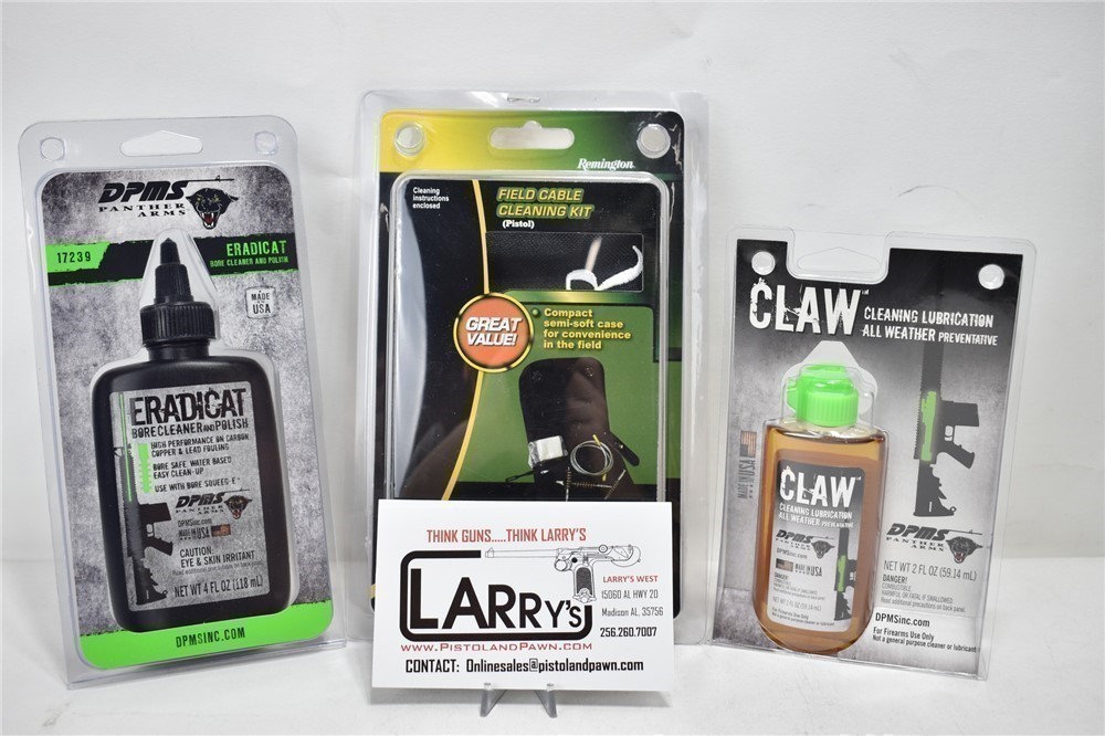 Pistol Cleaning Bundle: Remington Pistol Field Cable Kit, DMPS Cleaners-img-0