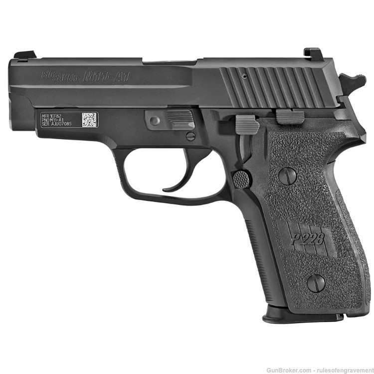 Sig Sauer, M11-A1, Doublev/Single Action, Semi-automatic, Pistol, 9MM-img-0