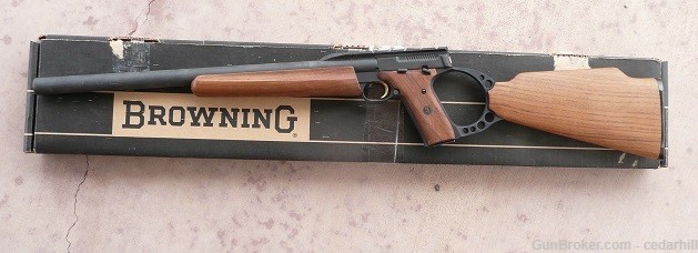Browning Buckmark rifle, 22LR, 18" barrel, in numbered box-img-0