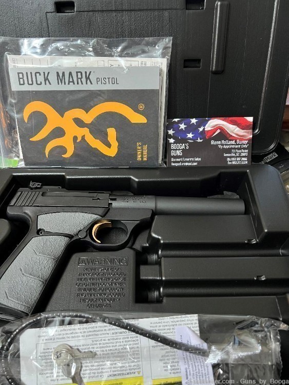Browning Buck Mark Camper UFX 22LR Pistol 5.5", 10+1, ALLOY, 051498490-img-0