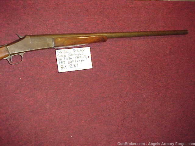 BK# 281 - Meridian Single Barrel 16 Guage Shotgun-img-5