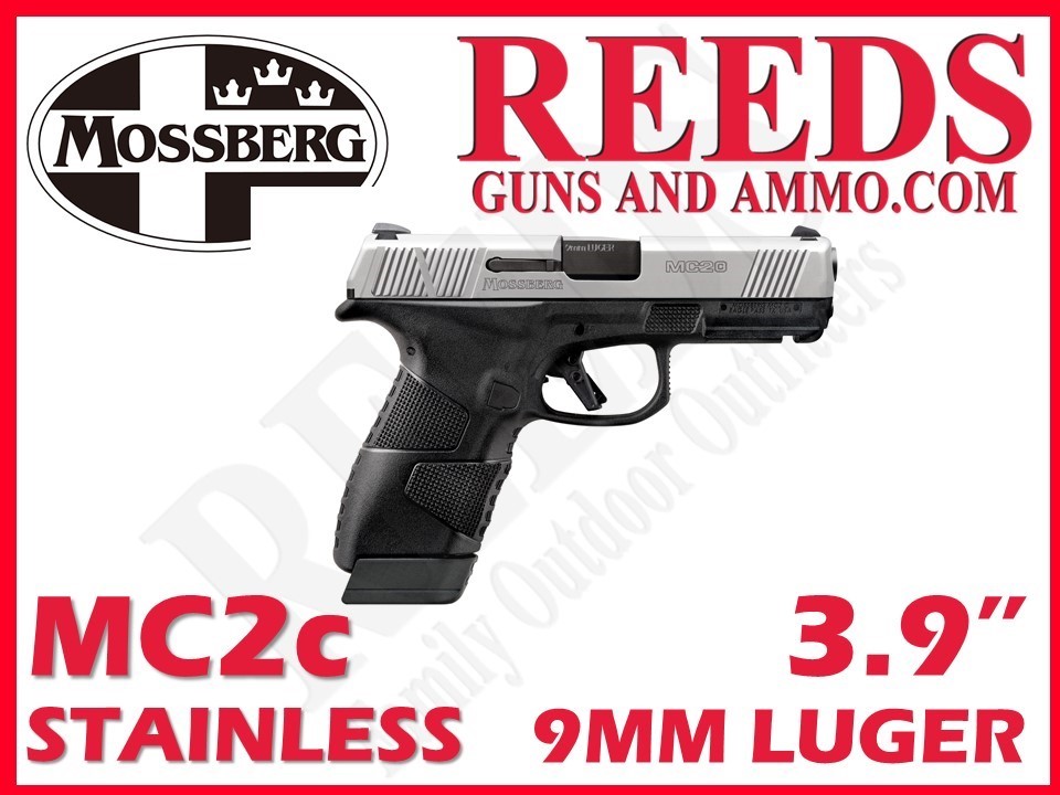 Mossberg MC2c Stainless Two Tone 9mm 3.9in 2 Mags 89020-img-0