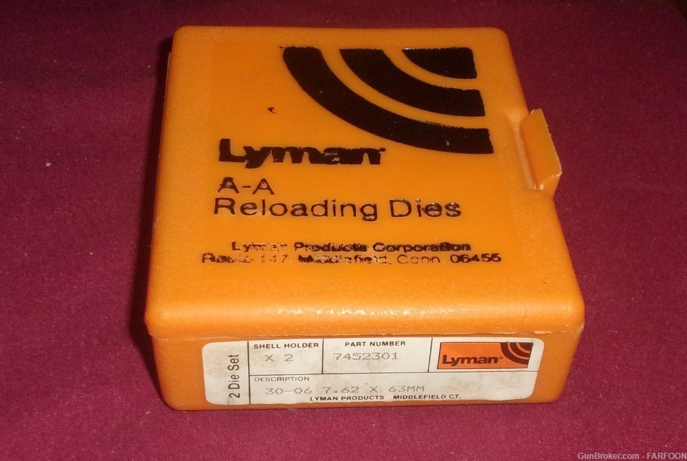 LYMAN A-A 30-06/7.62X63 RELOADING DIES-img-2