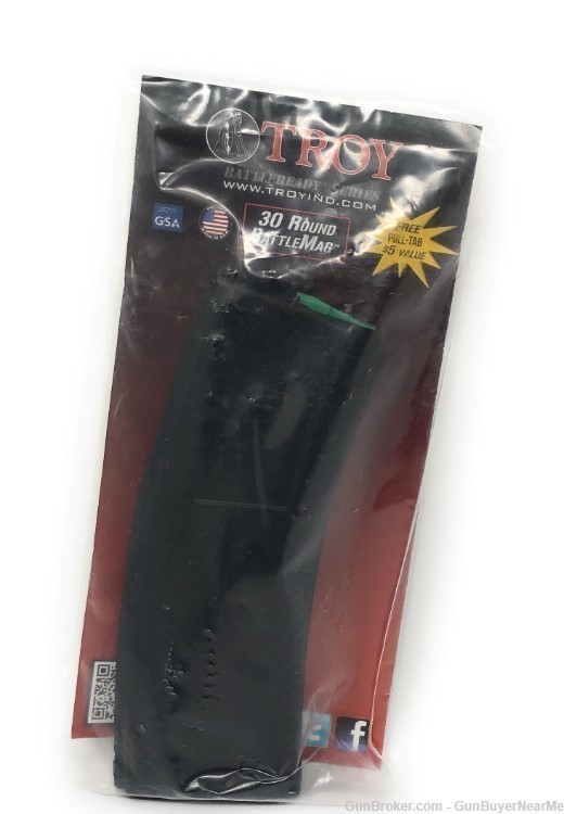 Troy Industries 30 Round Battle Mag, Fits M4, M16/AR15 and HK416/ NOS-img-5