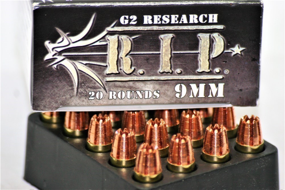 9MM G2 RIP 92 Grain ExTrEmE JHP "RAdiCaLlY WiCkEd" RIP Ammo 20 Rounds-img-0