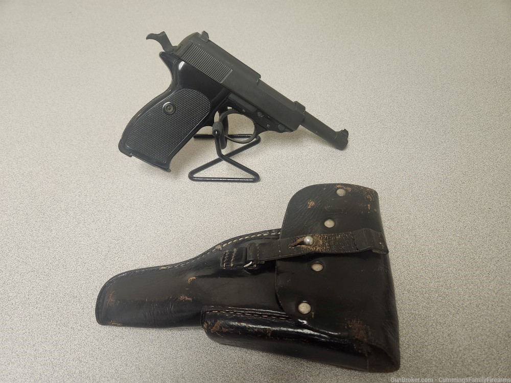 Walther P38/P1 ca 1980 Production VGood Condition w/holster-img-0