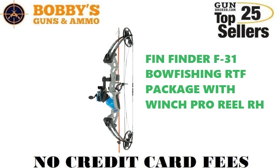 Fin Finder F-31 Bowfishing Rtf Package With Winch Pro Reel Rh-img-0