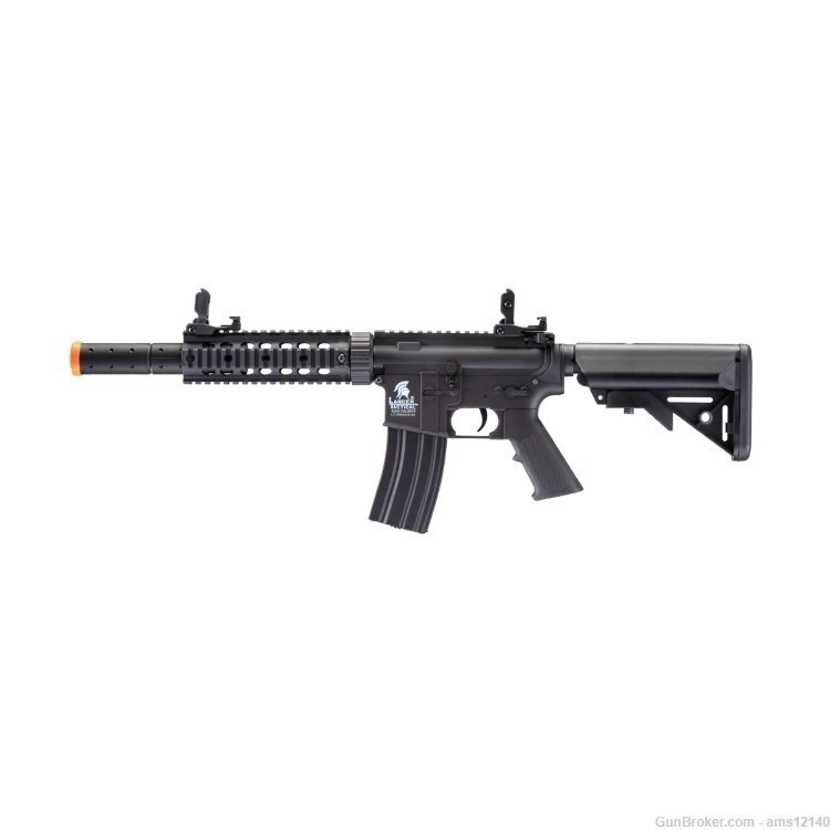 Lancer Tactical Gen 2 M4 SD Carbine Airsoft AEG Rifle with Mock Suppressor-img-0