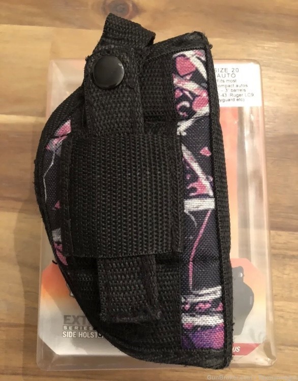 Bulldog Ambi Gun Holster For Sub-Compacts with 2-3 inch barrel Size 20 pink-img-2